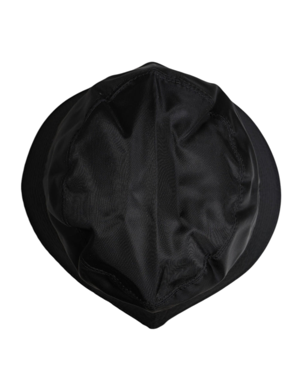Dolce & Gabbana Cotton Wide Brim Bucket Hat in Black