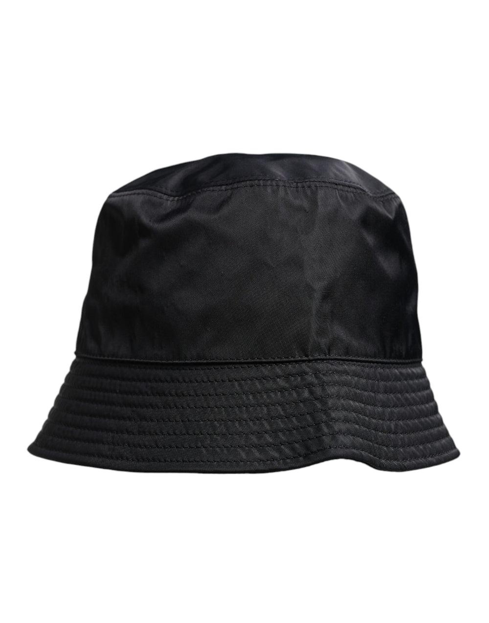 Dolce & Gabbana 100% Cotton Wide Brim Bucket Hat in Black