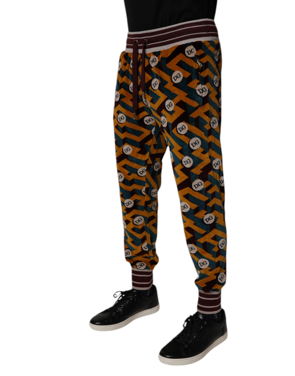 Dolce & Gabbana Monogram Jogger Sweatpants in Multicolor