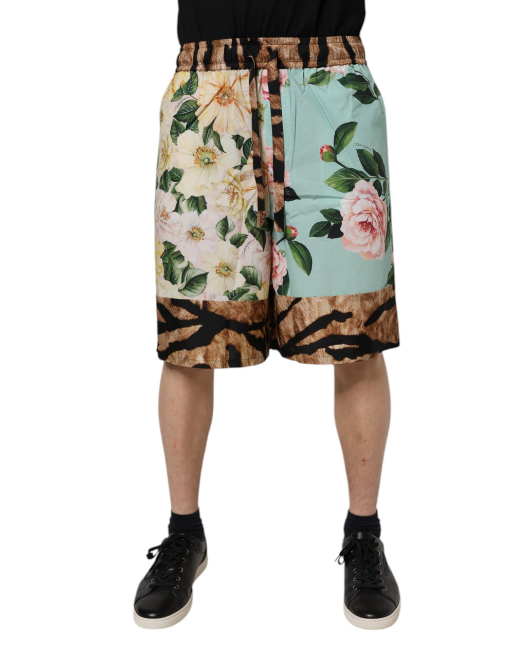 Multicolor Floral Print Men Bermuda Shorts mens luxury fashion - Mens Edit