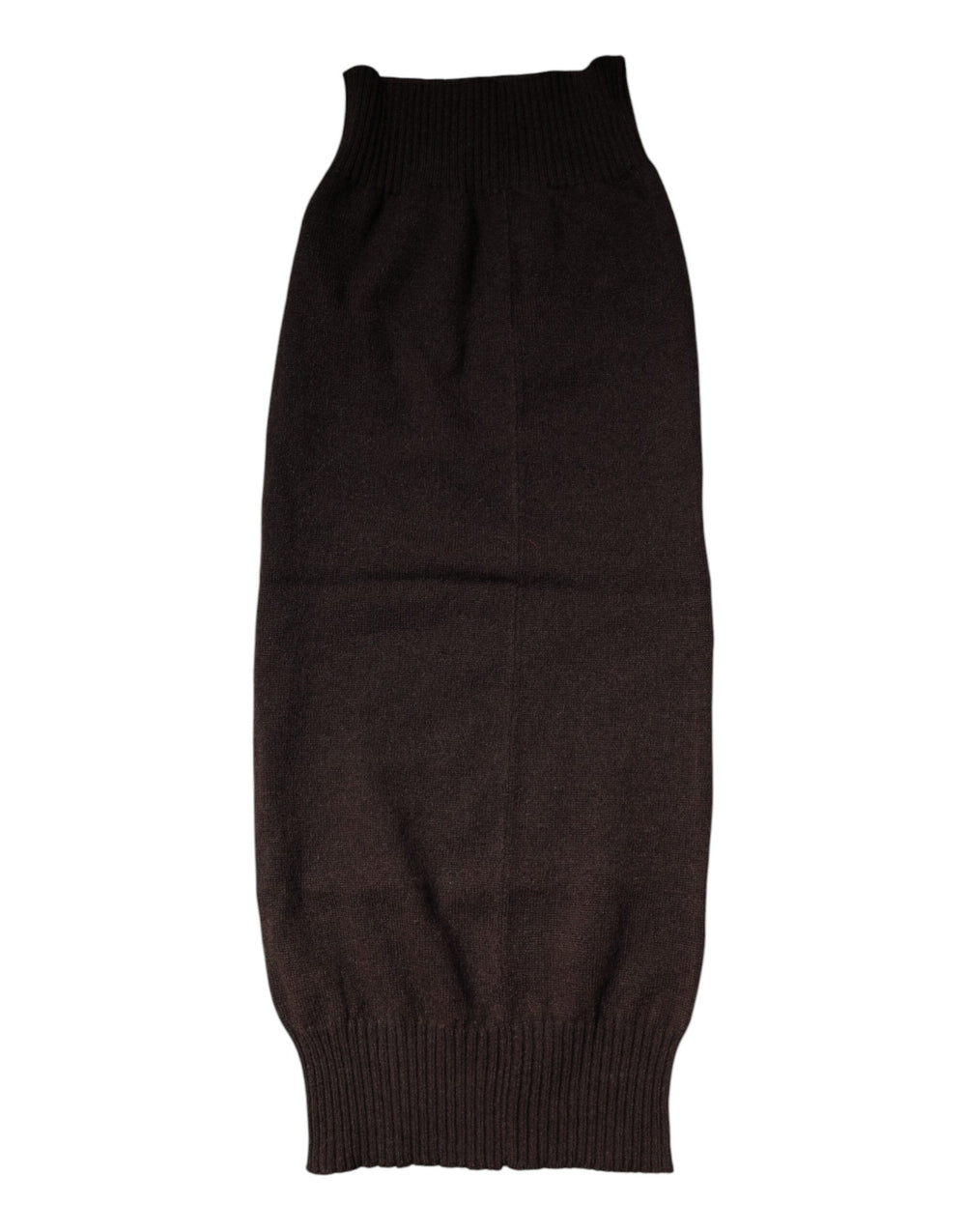 Dolce & Gabbana 100% Cashmere Neck Warmer Scarf in Brown
