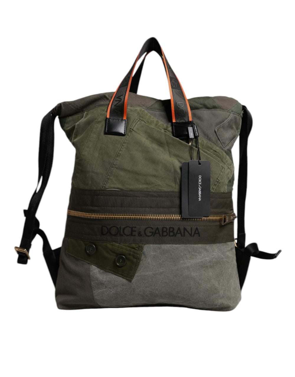 Military Green Patchwork Rucksack Backpack Bag mens luxury fashion - Mens Edit