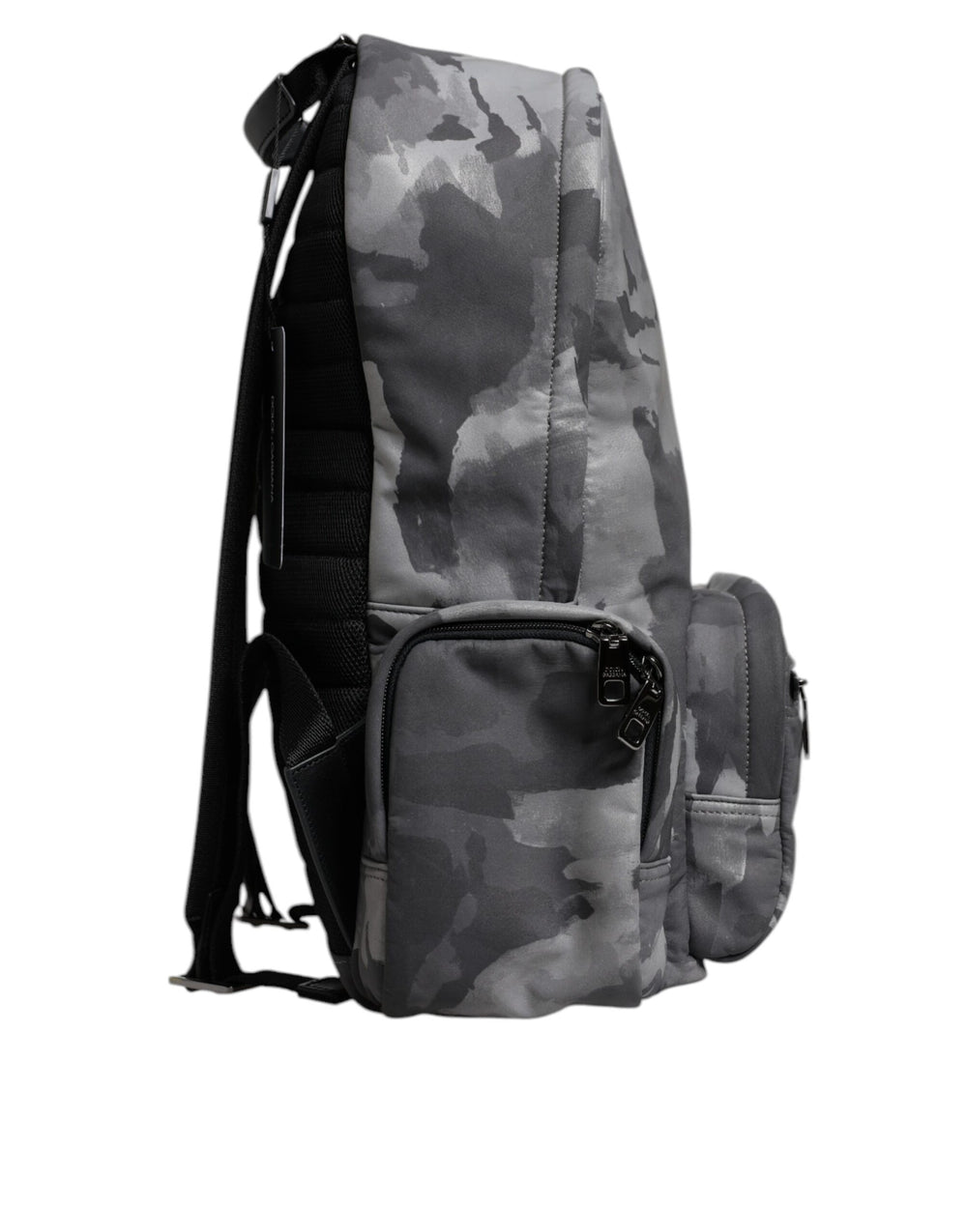 Dolce & Gabbana Cotton Camouflage Backpack in Grey