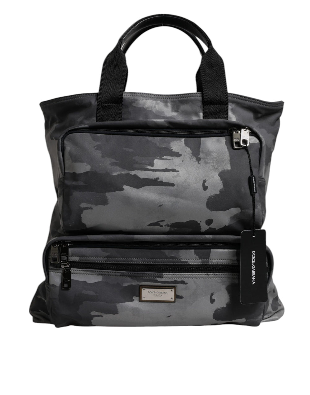 Dolce & Gabbana Camouflage Shoulder Bag in Black