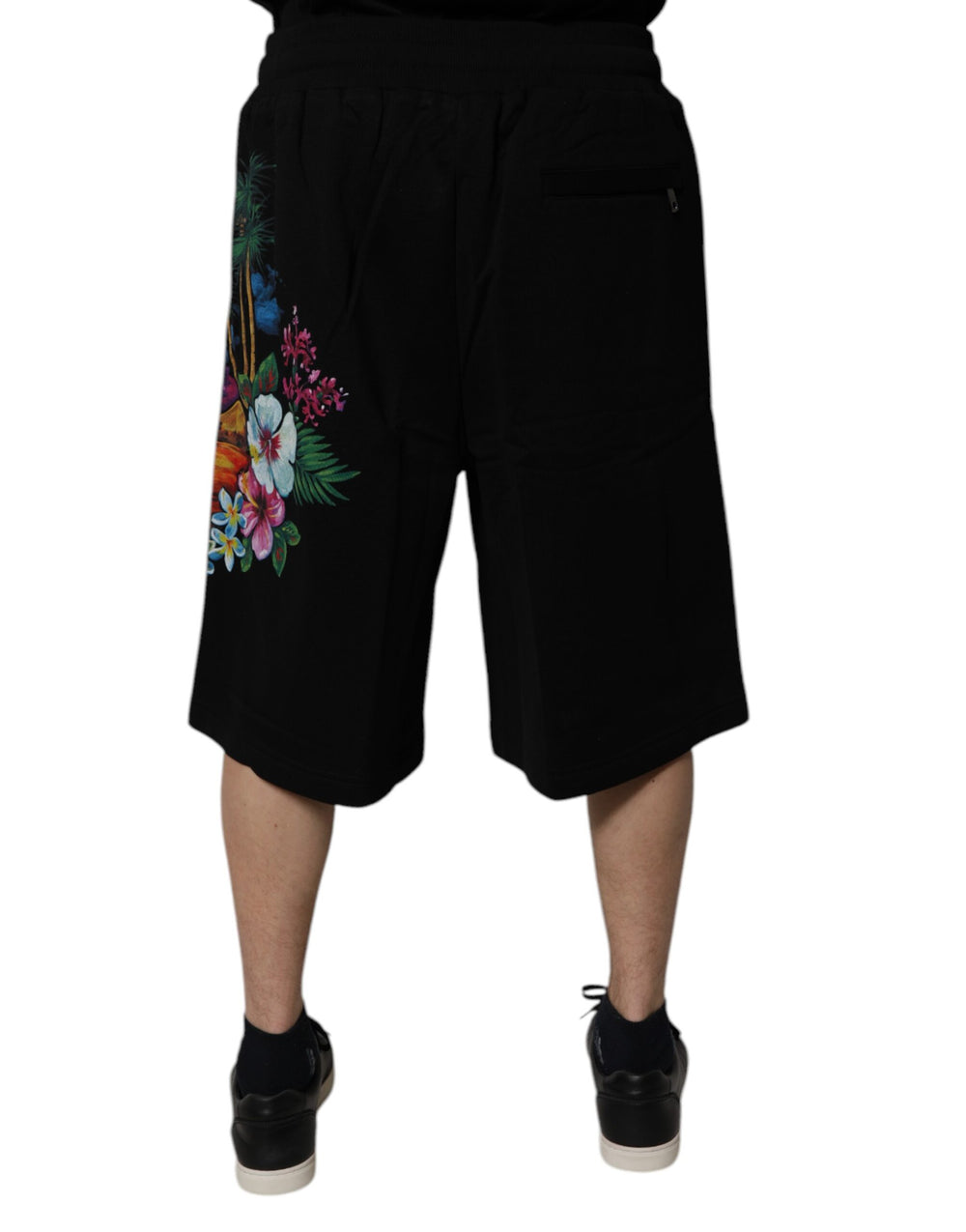 Dolce & Gabbana Cotton Bermuda Shorts in Black