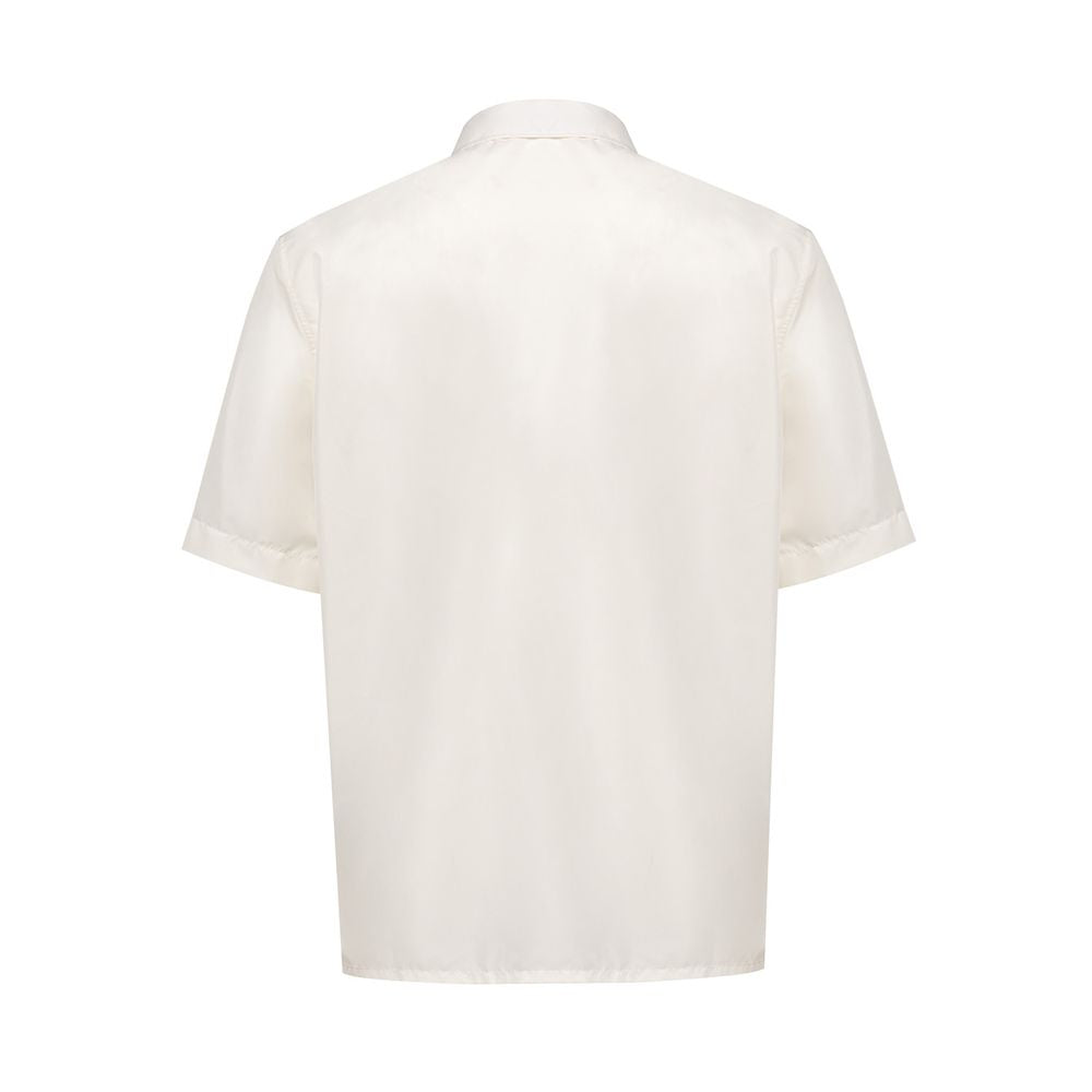 Dior Short-Sleeve Shirt in White Technical Fabric