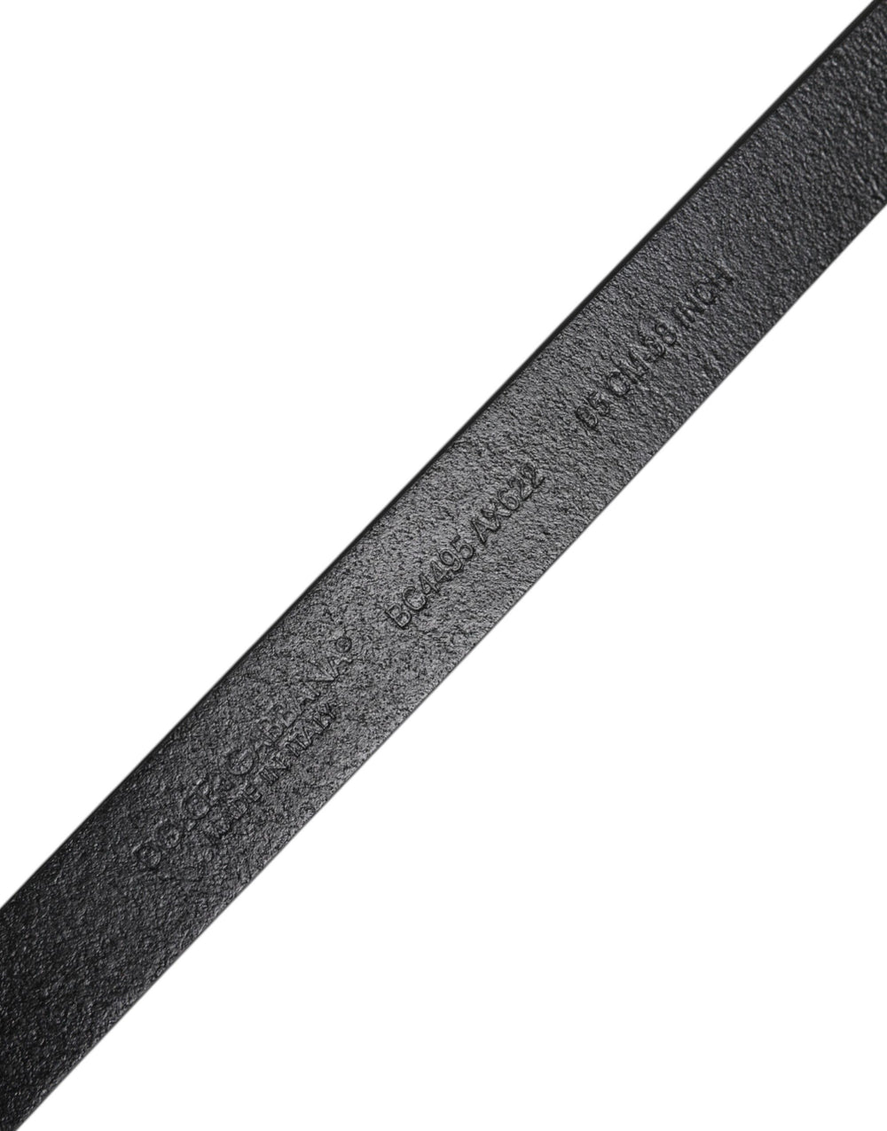 Dolce & Gabbana Calfskin Belt in Black