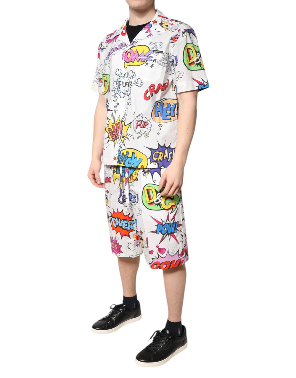 Dolce & Gabbana Cotton Poplin Pajama Set in White