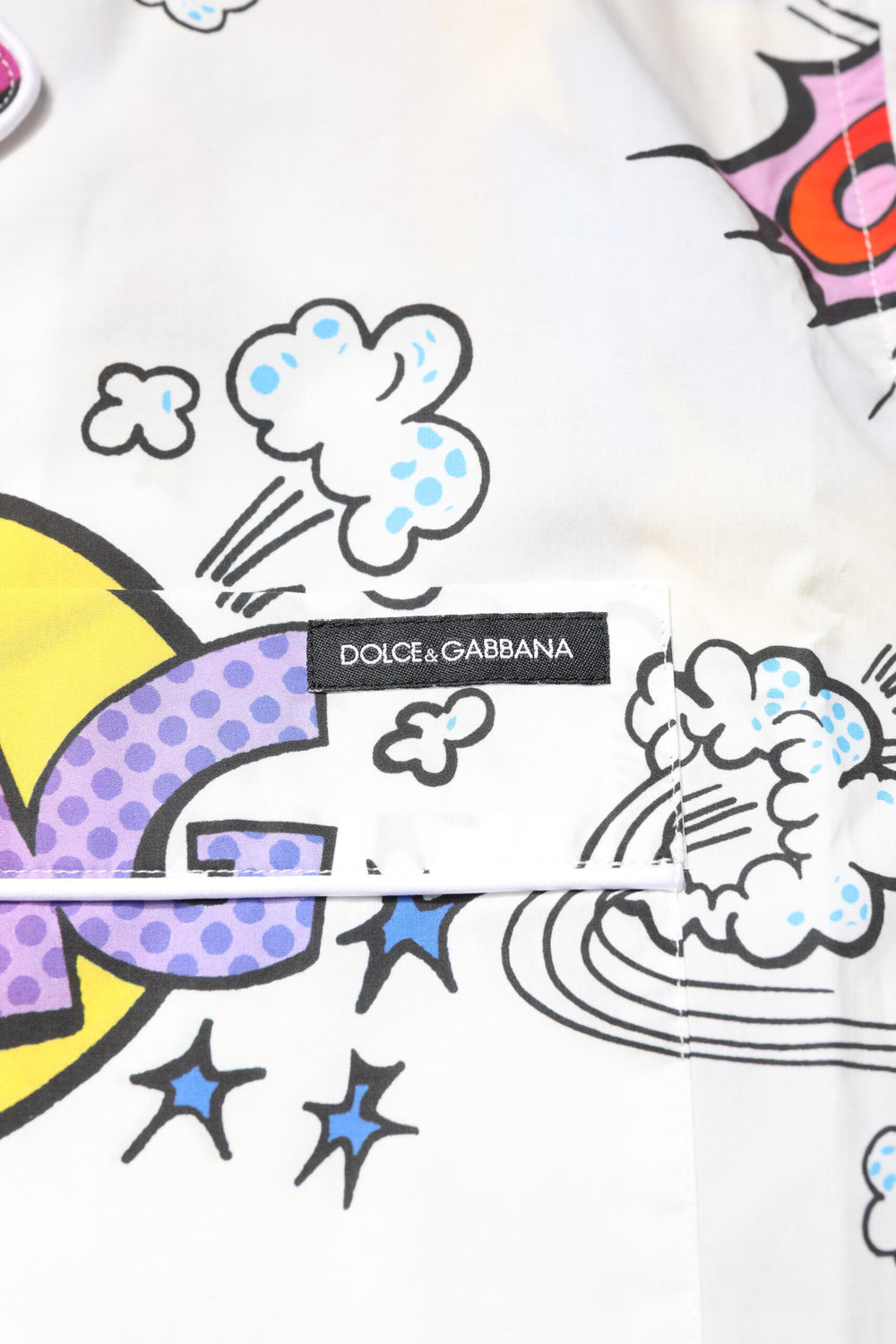 Dolce & Gabbana Cotton Poplin Pajama Set in White