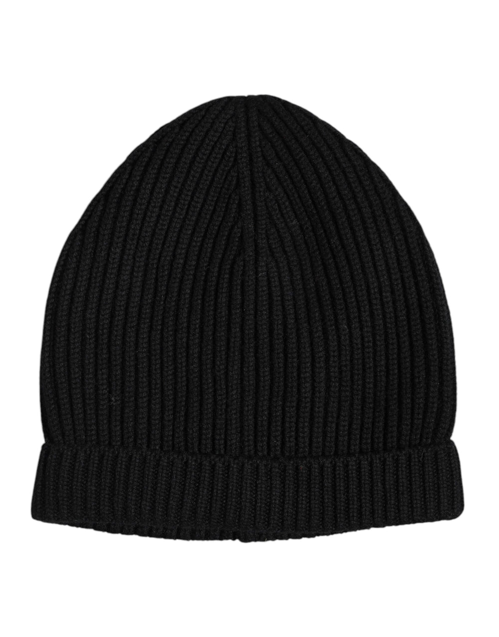 Dolce & Gabbana 100% Cashmere Beanie Hat in Black