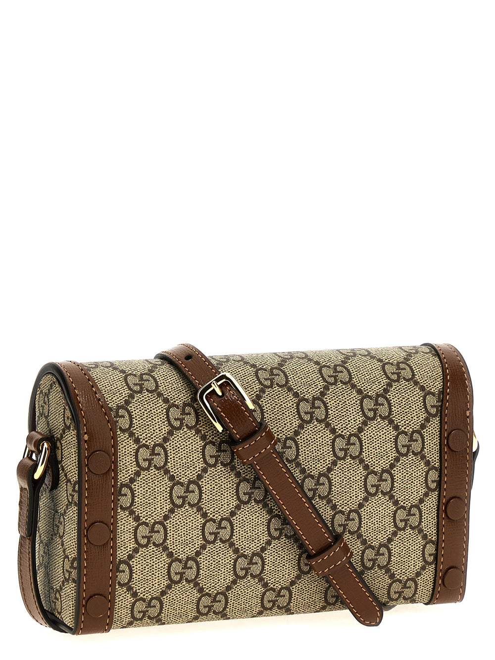 Gucci Horsebit 1955 Mini Crossbody Bag in Brown