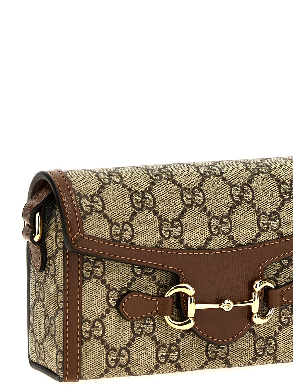 Gucci Horsebit 1955 Mini Crossbody Bag in Brown