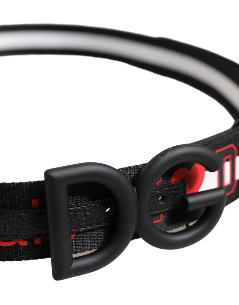 Dolce & Gabbana Polyester Belt in Black