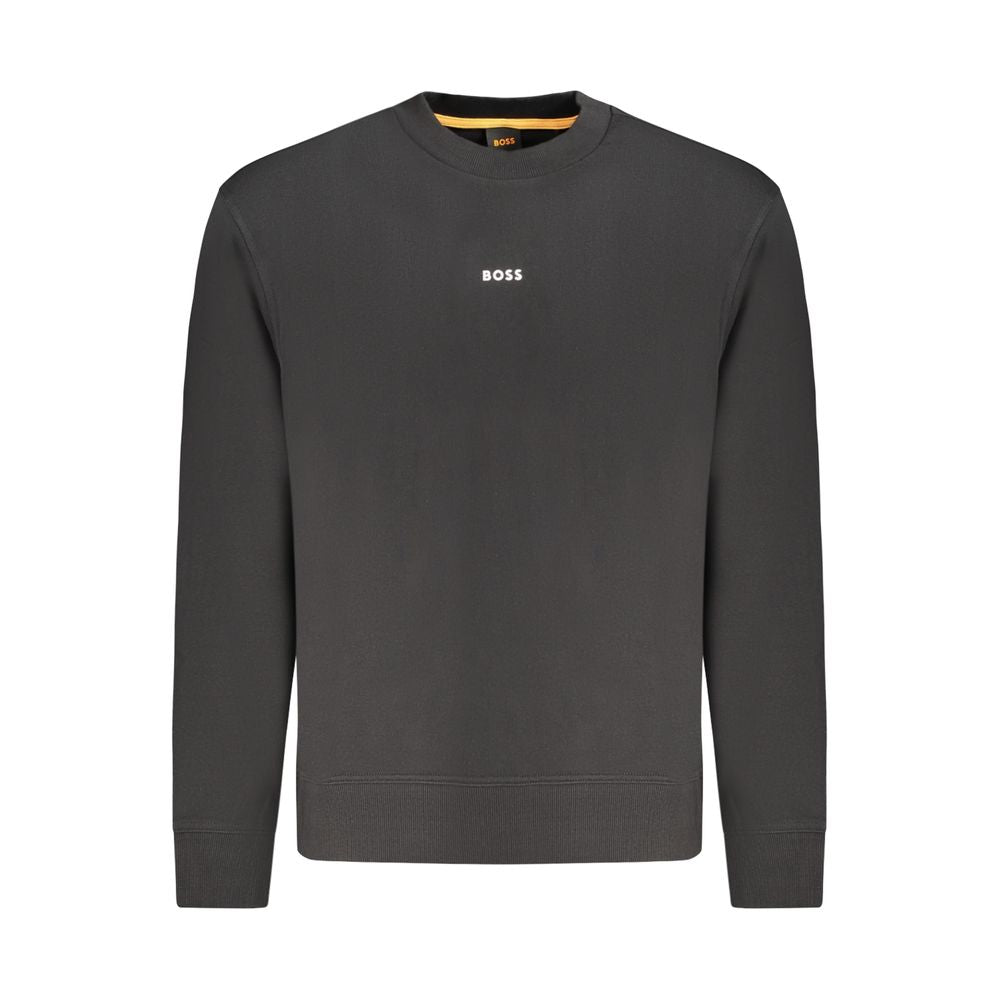 Black Cotton Men Sweatshirt mens luxury fashion - Mens Edit