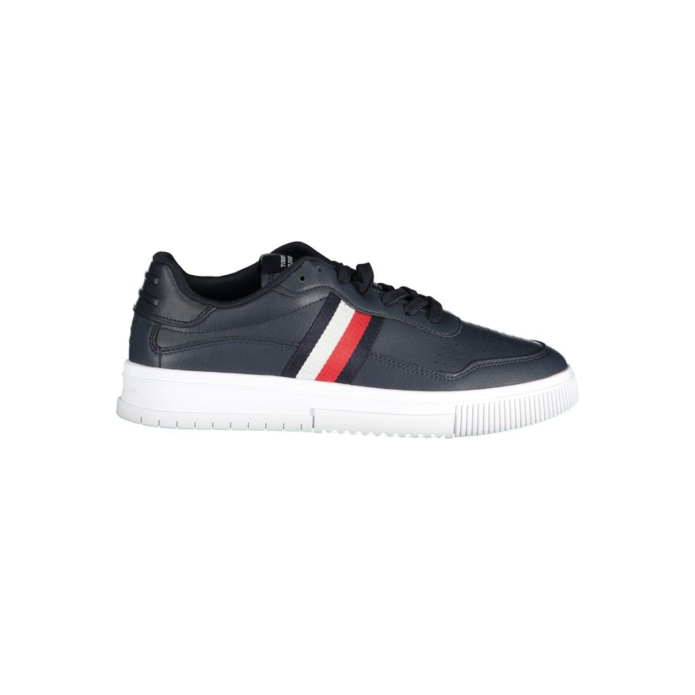 Blu Leather Men Sneaker mens luxury fashion - Mens Edit