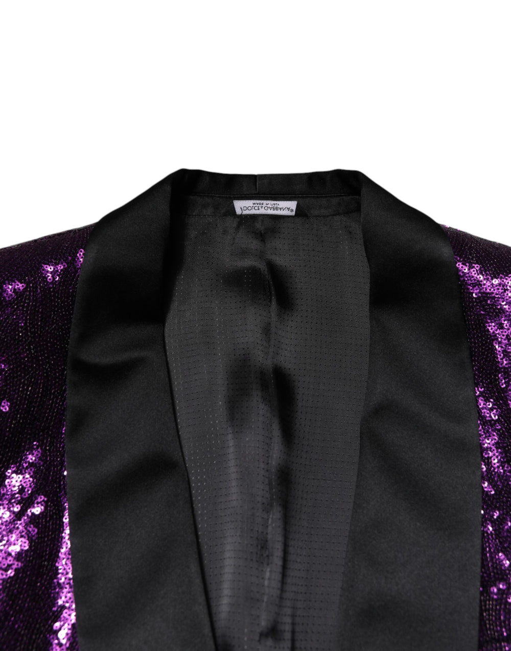 Dolce & Gabbana SICILIA Sequin Blazer in Purple