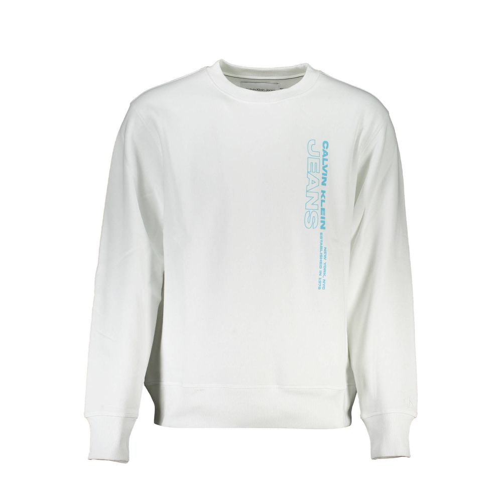 White Cotton Men's Sweatshirt mens luxury fashion - Mens Edit