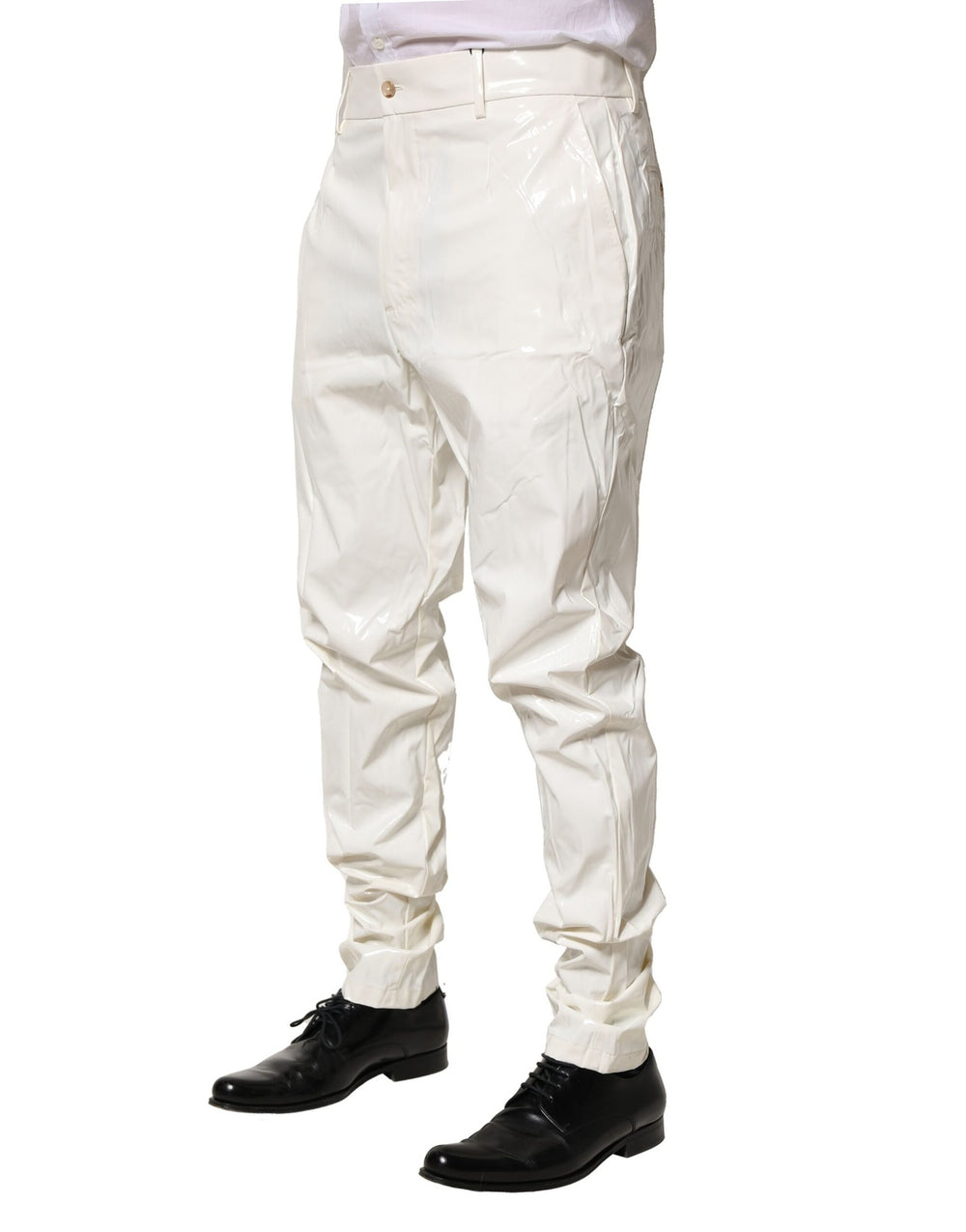 Dolce & Gabbana Tapered Dress Trousers in White