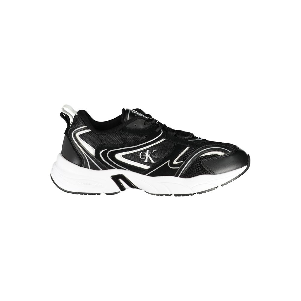 Black Polyurethane Men's Sneaker mens luxury fashion - Mens Edit