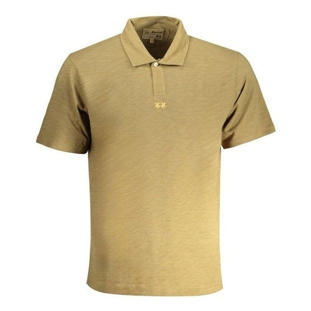 La Martina Green Cotton Men's Polo Shirt - Designer Fashion | Mens Edit