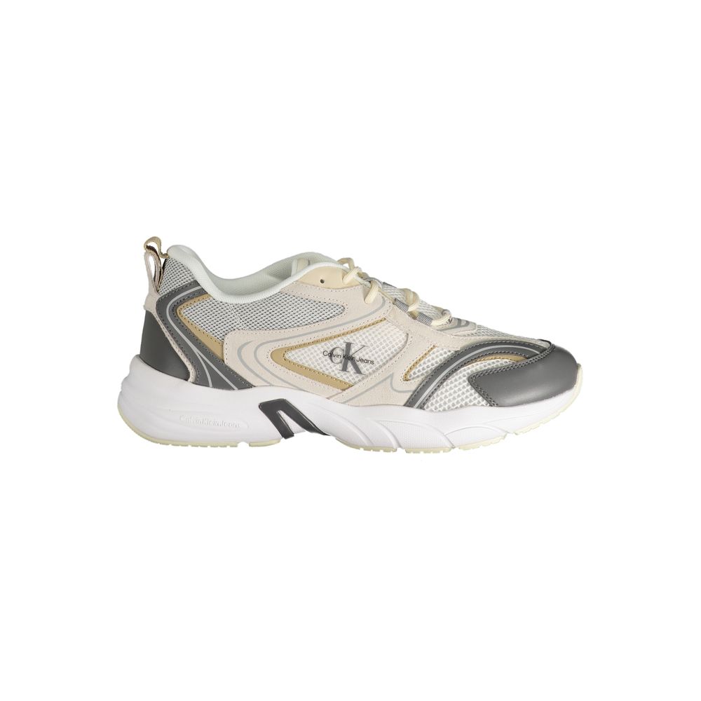 Beige Polyurethane Men Sneaker mens luxury fashion - Mens Edit