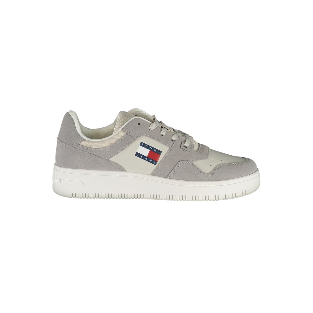 Grigio Pelle Men Sneaker mens luxury fashion - Mens Edit
