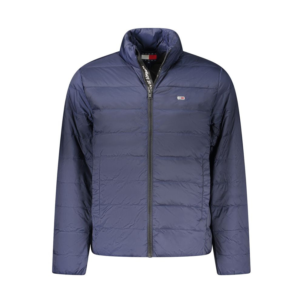 Blu Poliammide Men's Jacket mens luxury fashion - Mens Edit