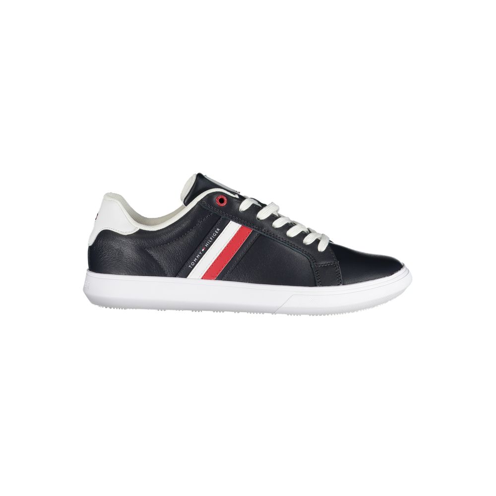 Blue Leather Men Sneaker mens luxury fashion - Mens Edit