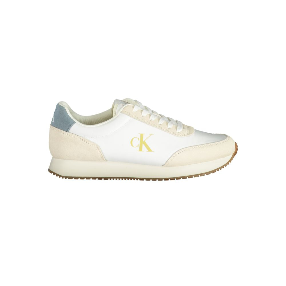 White Polyester Men Sneaker mens luxury fashion - Mens Edit