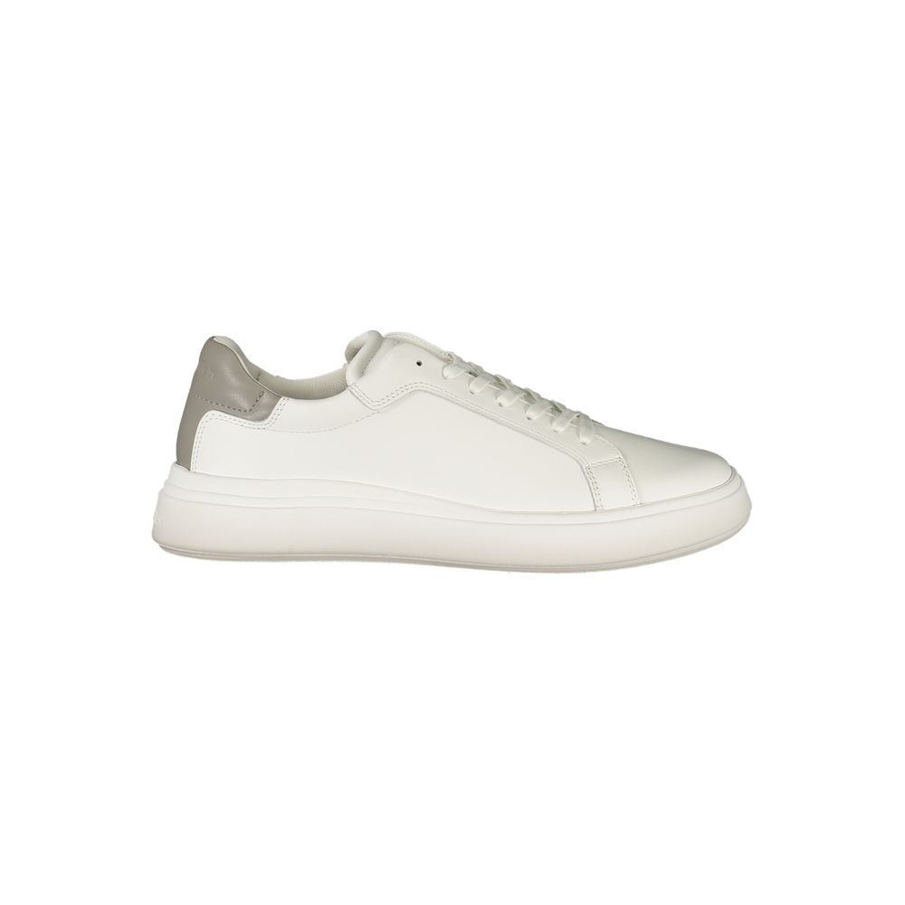 White Polyurethane Men Sneaker mens luxury fashion - Mens Edit
