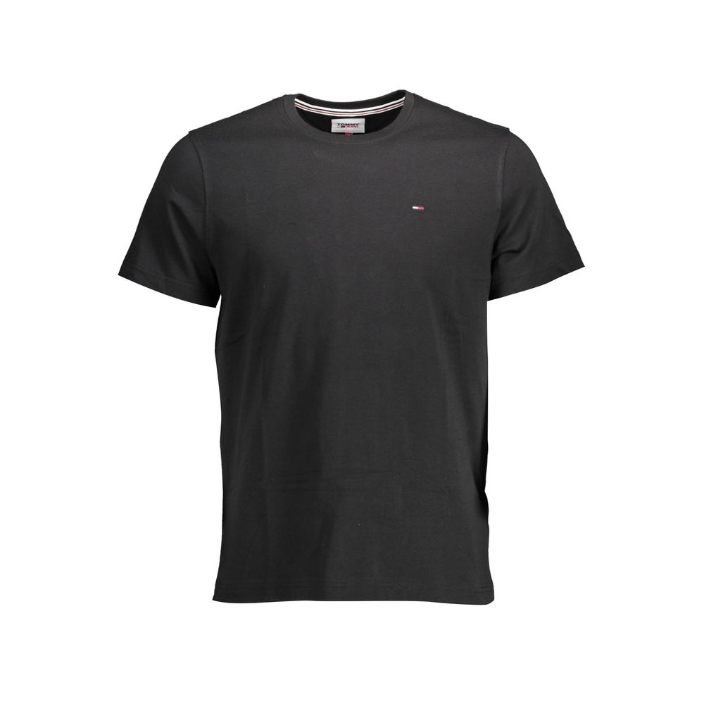 Tommy Hilfiger Black Βαμβακερό T-Shirt