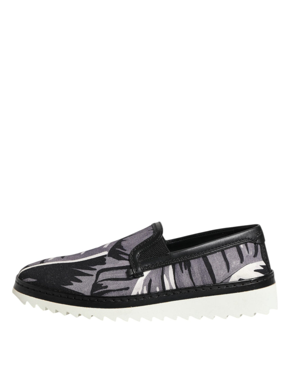 Dolce & Gabbana Tropical Slip-On Sneakers in Black