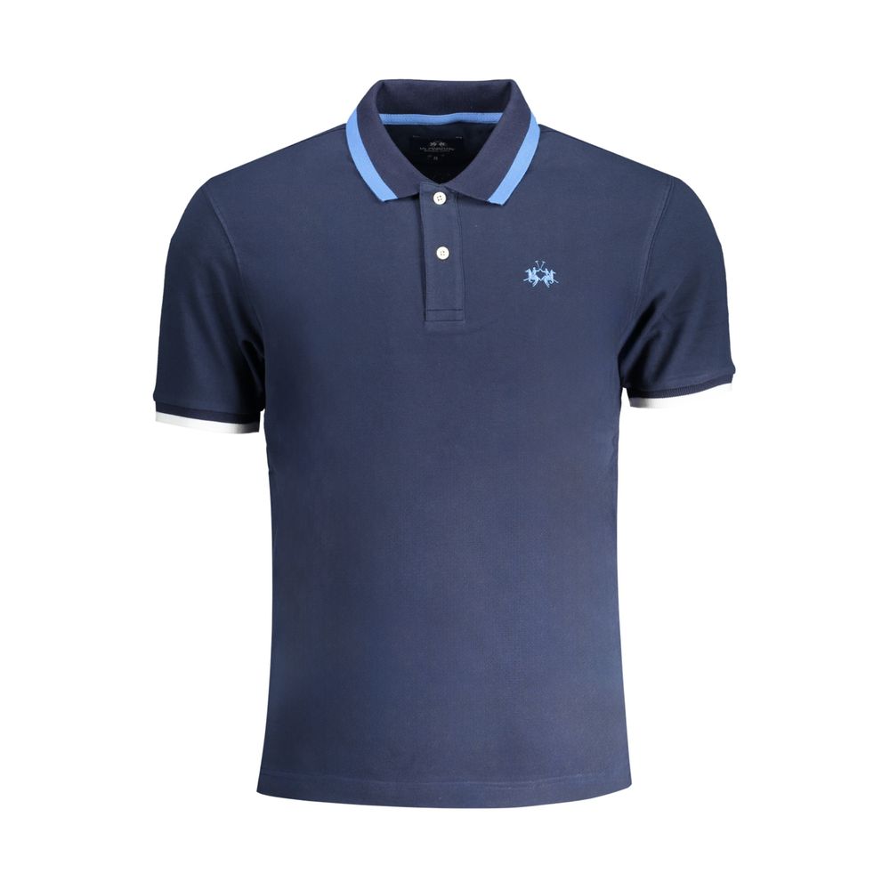 La Martina Βαμβακερό Polo σε Μπλε