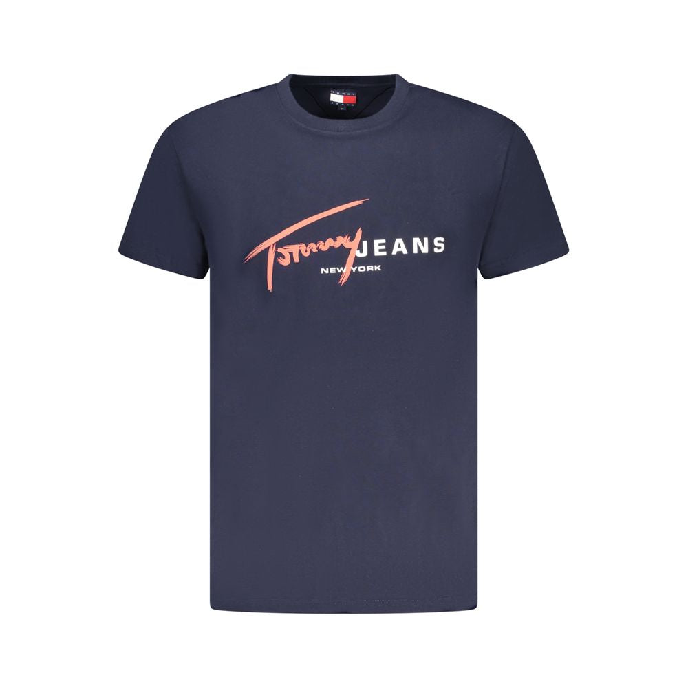 Blue Cotton Men's T-Shirt mens luxury fashion - Mens Edit