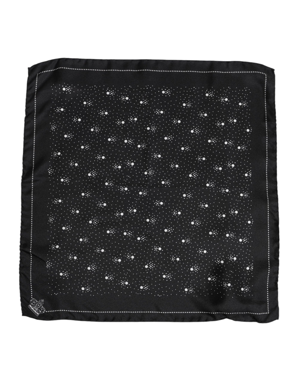 Black White Printed Square Men Foulard Scarf mens luxury fashion - Mens Edit