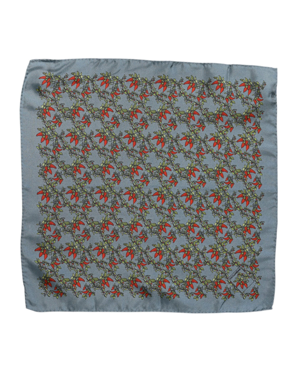 Dolce & Gabbana 100% Silk Pocket Square in Grey
