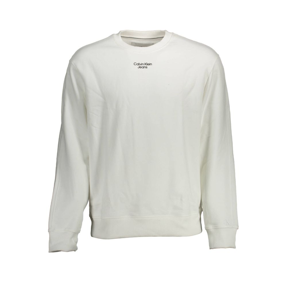 White Cotton Men Sweatshirt mens luxury fashion - Mens Edit