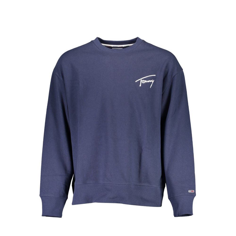 Blue Cotton Men's Sweatshirt mens luxury fashion - Mens Edit