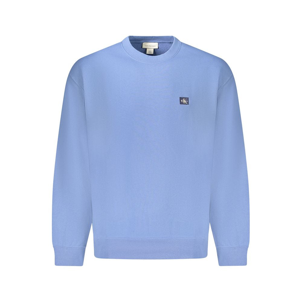 Blue Cotton Men's Sweatshirt mens luxury fashion - Mens Edit