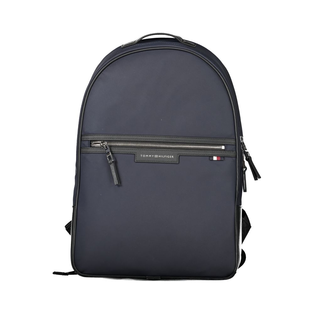 Tommy Hilfiger Blue Recycled Polyester Backpack