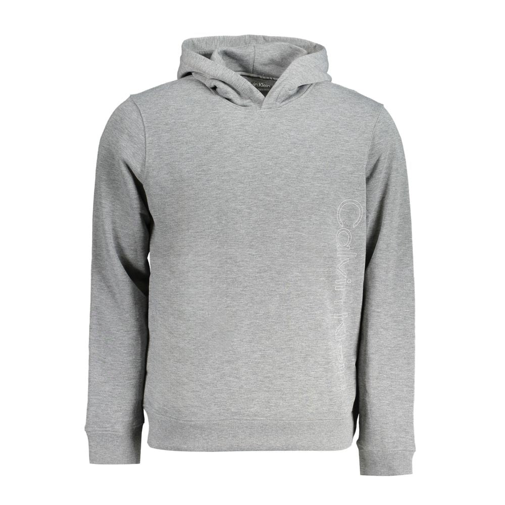 Grigio Polyester Men's Hoodie mens luxury fashion - Mens Edit