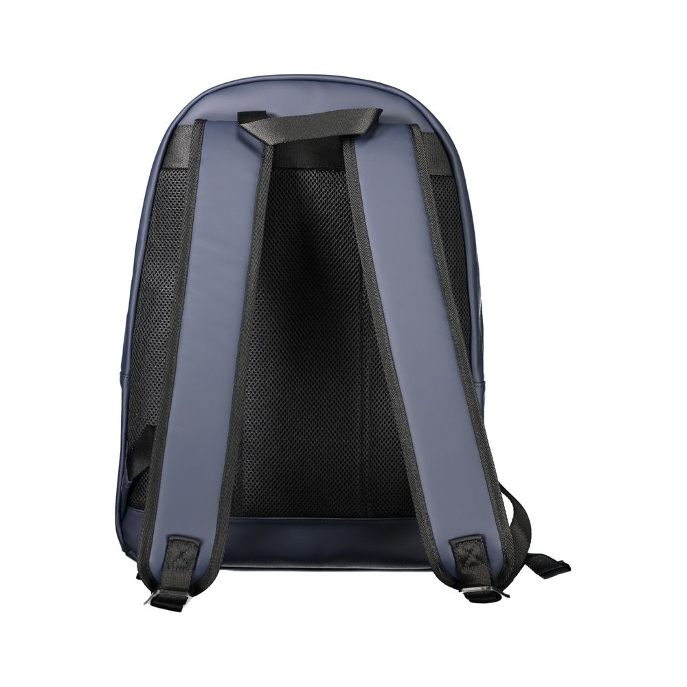 Tommy Hilfiger Blue Polyurethane Backpack