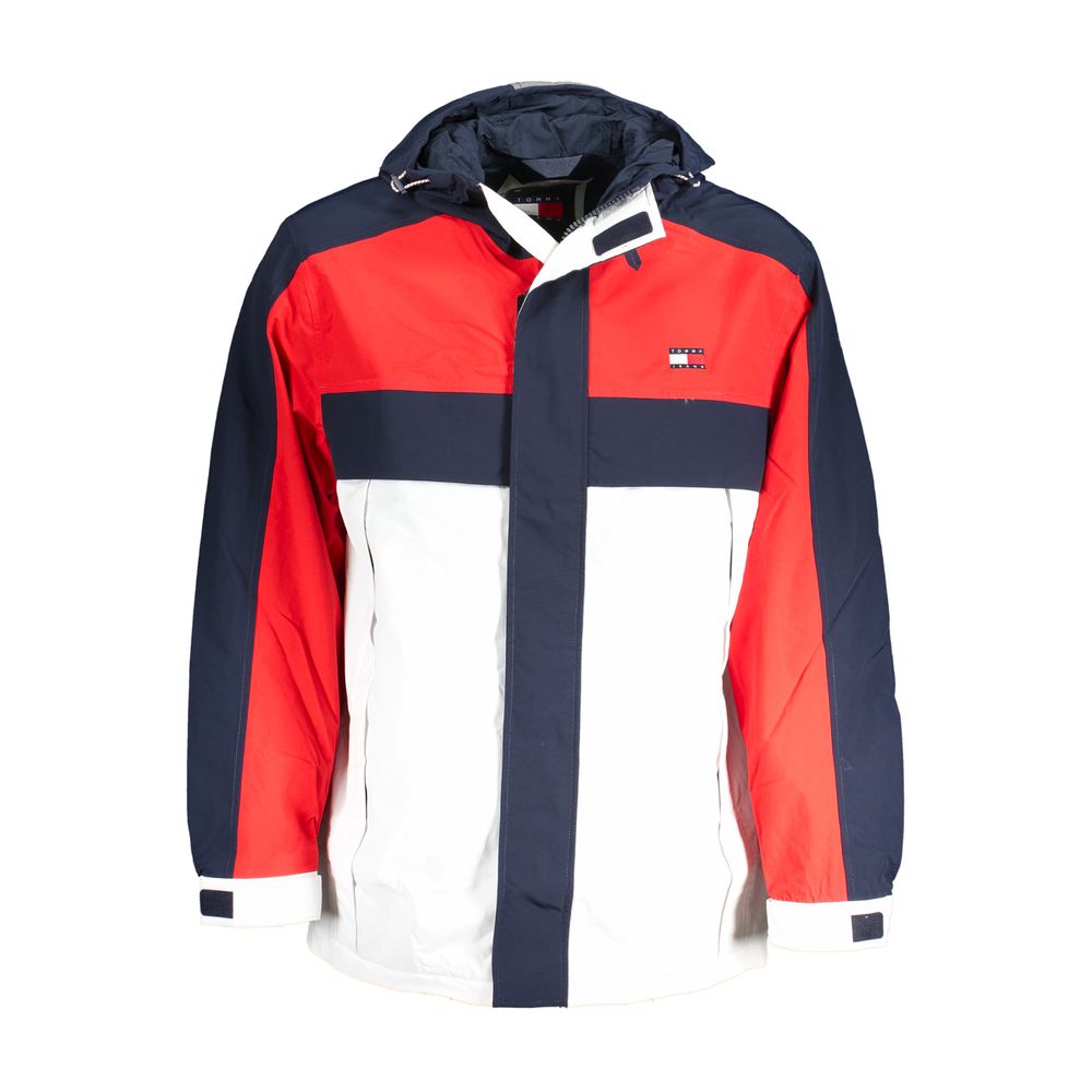Blu Poliammide Men's Jacket mens luxury fashion - Mens Edit