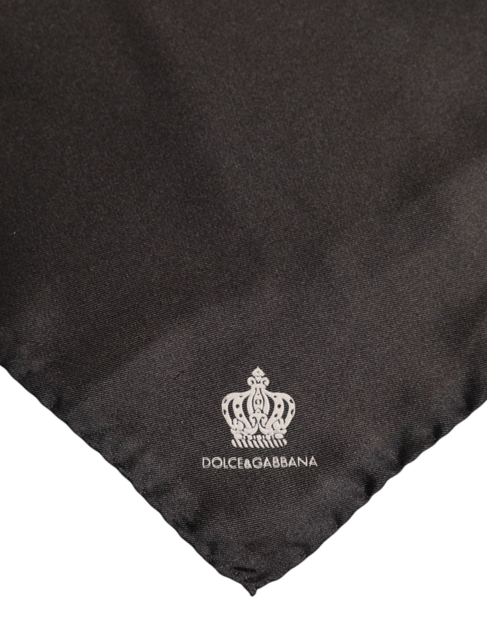 Dolce & Gabbana 100% Silk Square Foulard in Brown