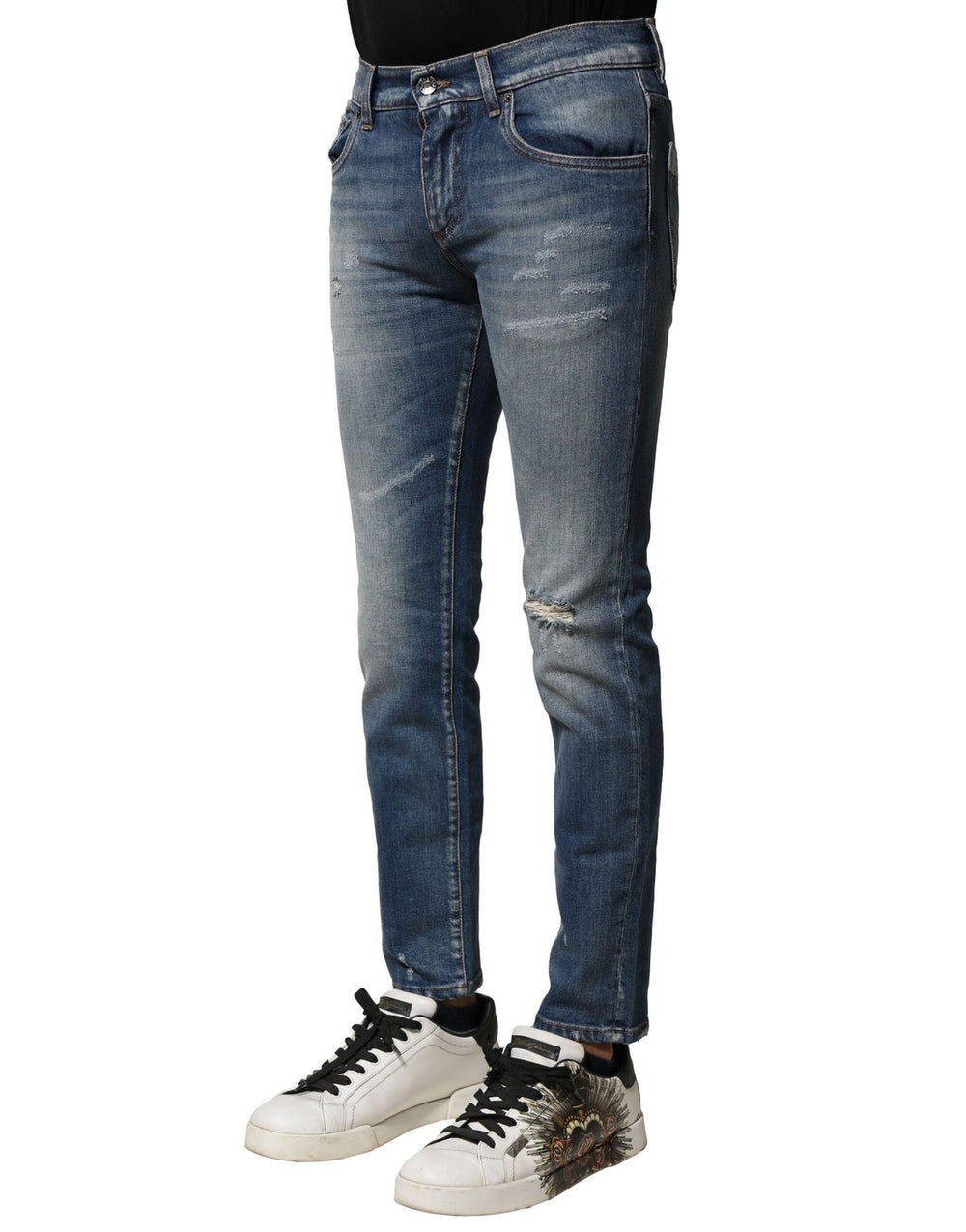 Dolce & Gabbana Slim Fit Jeans in Blue