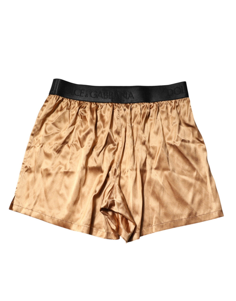 Dolce & Gabbana Silk Boxer Brief and Eye Mask Set in Beige