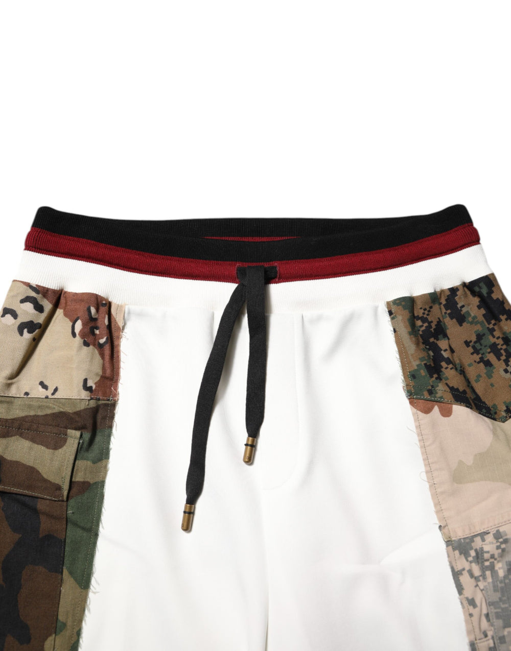 Dolce & Gabbana Patchwork Jogger Pants in White