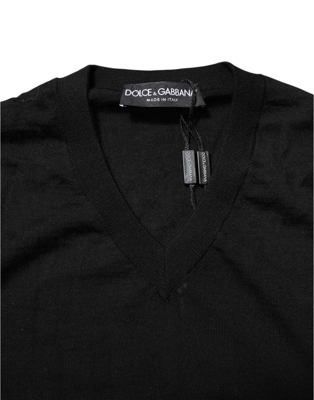 Dolce & Gabbana Virgin Wool Pullover Sweater in Dark Grey