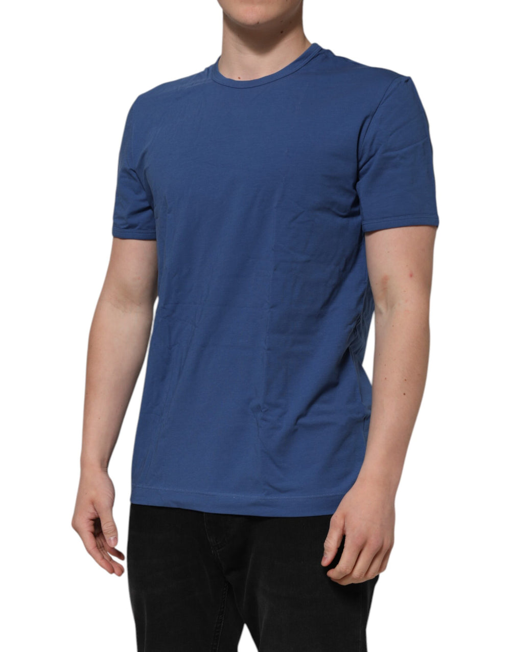 Dolce & Gabbana Cotton T-shirt in Royal Blue