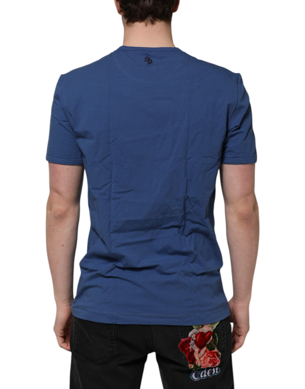 Dolce & Gabbana Cotton T-shirt in Royal Blue